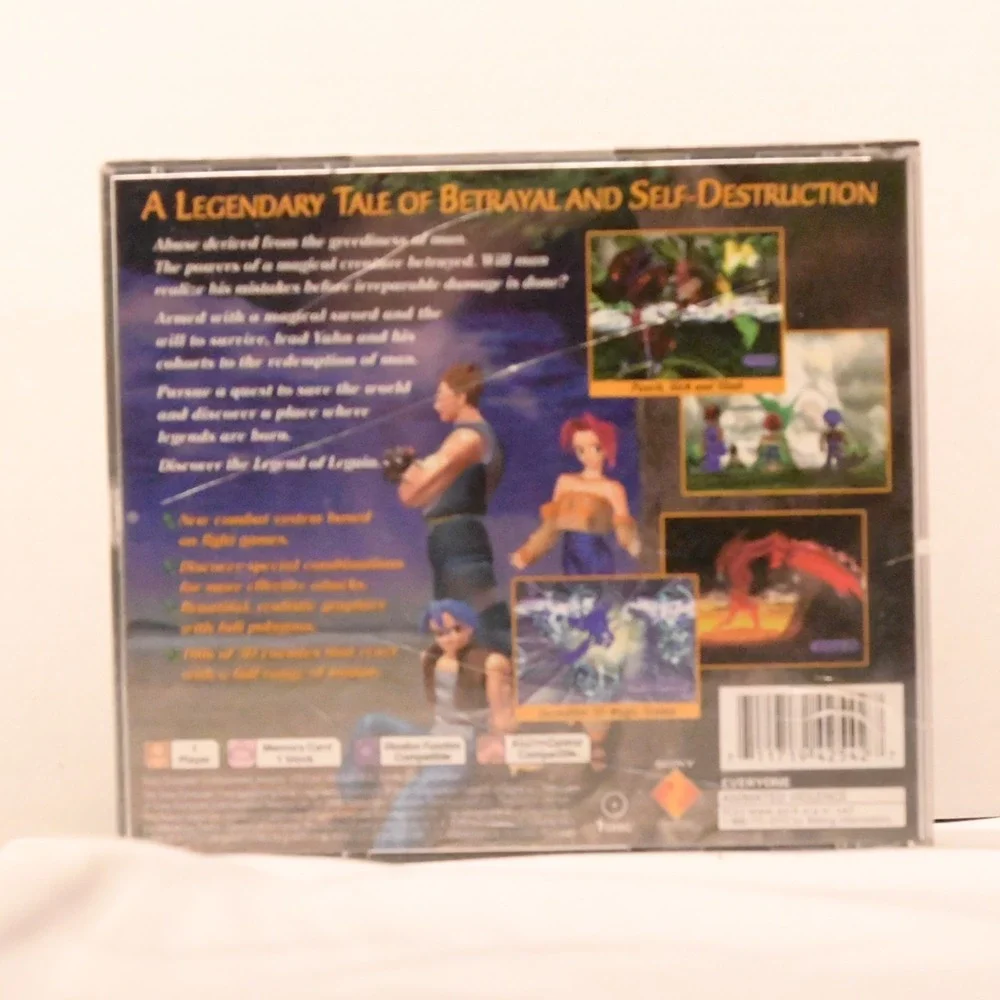 Legend of Legaia PS1 Complete With Case Manual Disc CIB
